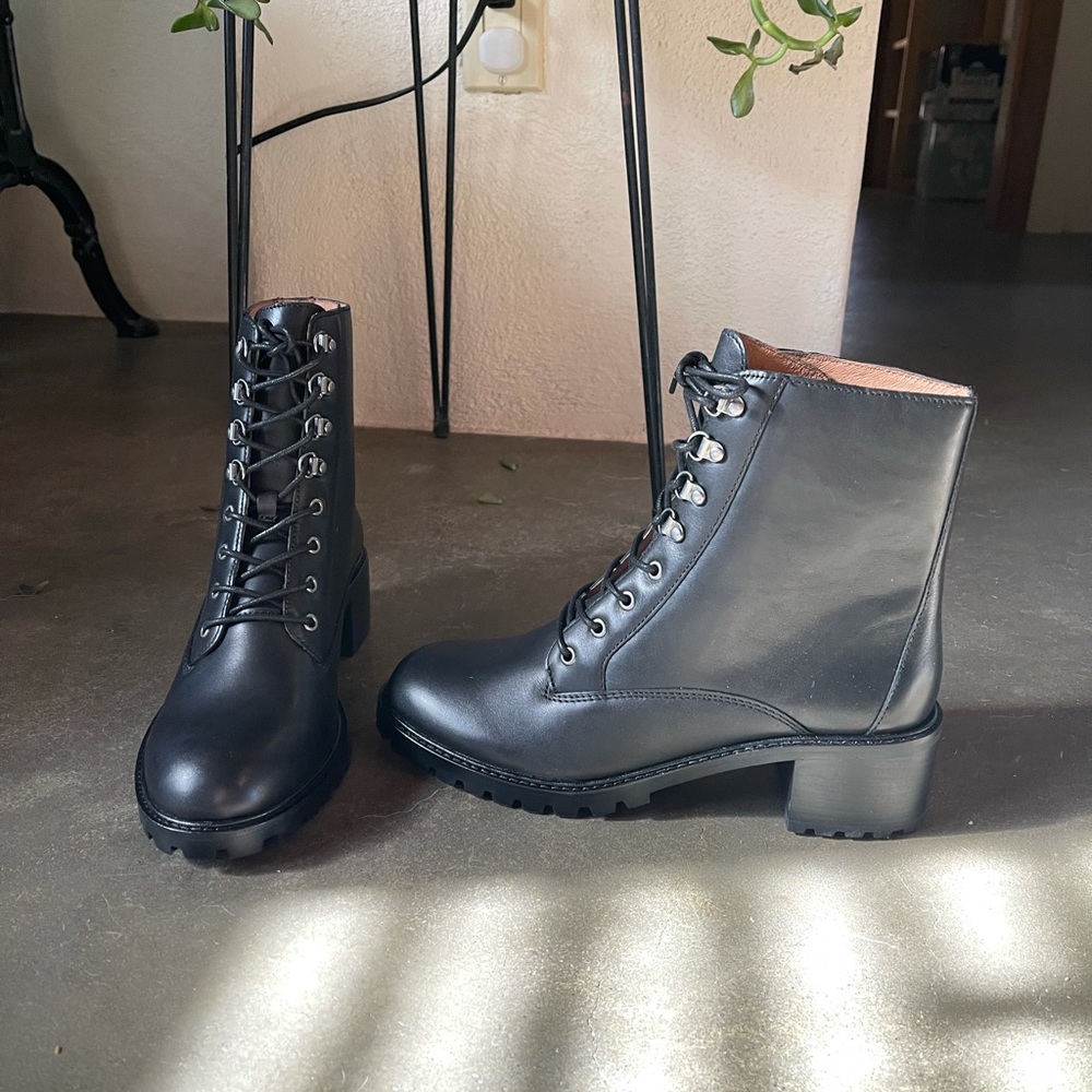Madewell Patti Lace Up Bootie Size 8